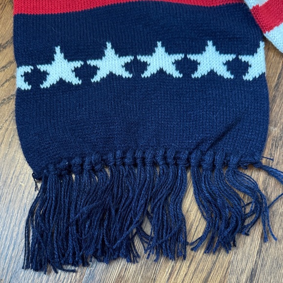 Red, White, and Blue Scarf and Hat Set - Picture 6 of 6